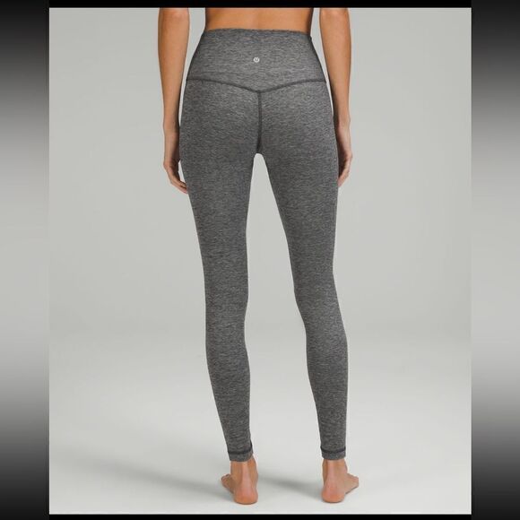Lululemon Wunder under high rise tight luxtreme 28" Heather Black Leggings 4 - Picture 2 of 11